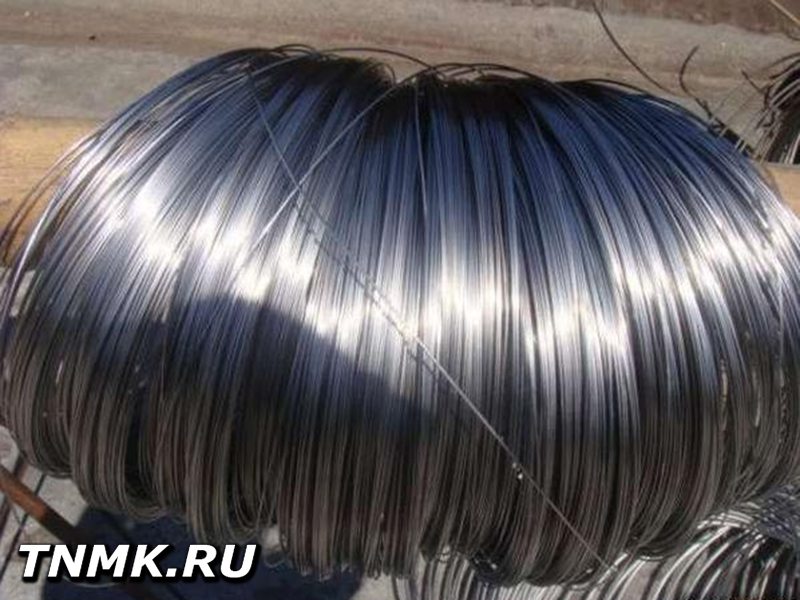 Проволока пружинная нержавеющая 0.61	мм 12х18н10т	ТУ 3-1002-77 купить в Орле