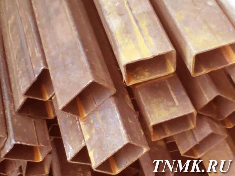 Труба медная профильная 6х6х1,5 М1р ГОСТ 16774-2015 купить в Орле