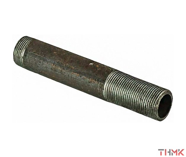 Сгон стальной оцинкованный Ду 15 1/2'' L=100мм ГОСТ 3262-75 купить в Орле