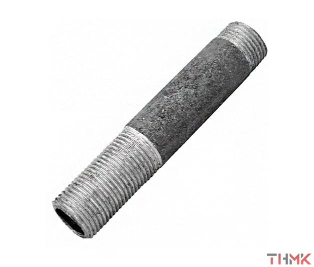 Сгон стальной оцинкованный Ду 32 1 1/4'' L=150мм ГОСТ 3262-75 купить в Орле