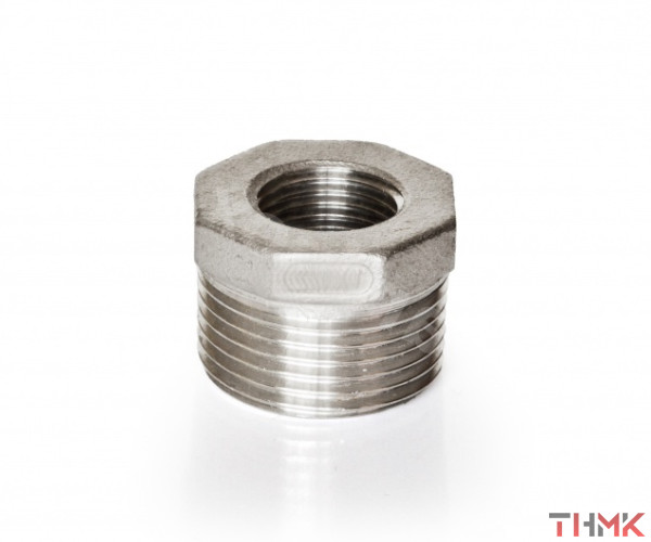 Футорка обратная нержавеющая DN 15х8 1/2"-1/4" 21,3х13,7 мм AISI 316 ВР-НР купить в Орле