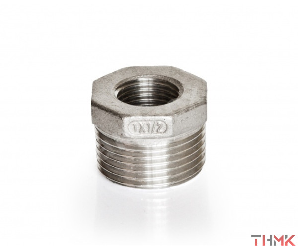 Футорка нержавеющая DN 10х8 3/8"-1/4" 17,2х13,5 мм AISI 304 НР-ВР купить в Орле